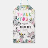 Safari Hartelijk dank voor de dierentuin van het O Cadeaulabel (Voorkant)