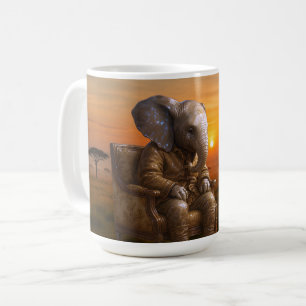 Safari Heer Olifant Koffiemok