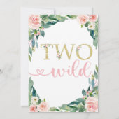 Safari Invitation Anniversaire Deux Invitation Sau (Dos)