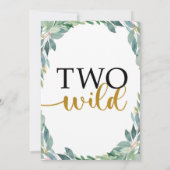 Safari Invitation Anniversaire Deux Invitation Sau (Dos)