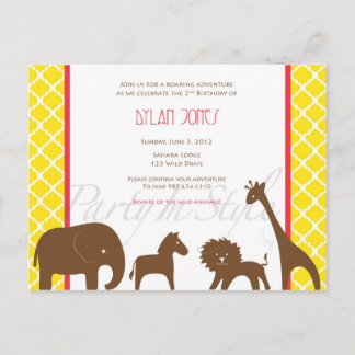 Safari_Invite.jpg Uitnodiging Briefkaart
