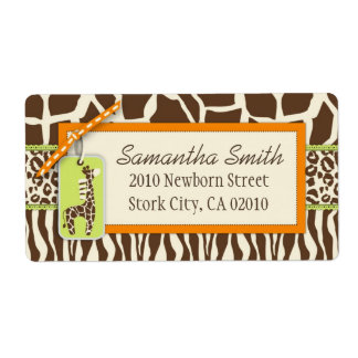 Safari Jongen OF Verzendlabel