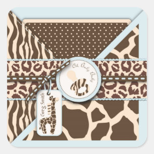 Safari Jongen Sticker B3