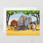 Safari Jug Band Briefkaart (Voorkant / Achterkant)