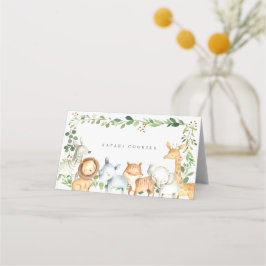 Safari Jungle Animals Buffet Food Labels