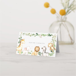 Safari Jungle Animals Buffet Food Labels