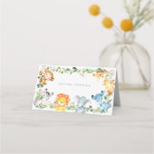 Safari Jungle Animals Buffet Food Labels (Achterkant)