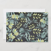 Safari Jungle Anniversaire Invitation avec photo (Dos)