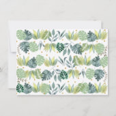 Safari Jungle Baby shower Merci (Dos)