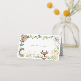 Safari Jungle Dieren Buffet Eten Labels
