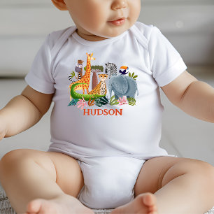 Safari jungle dieren kinder verjaardag romper