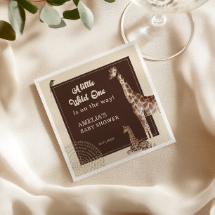 Safari Jungle Giraffe Baby Shower Servet