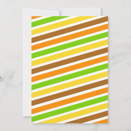 Safari Jungle Tropical Invitation d'anniversaire n (Dos)