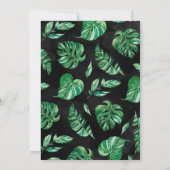 Safari Jungle Wild Un Anniversaire Fête Invitation (Dos)