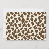 Safari Jungle Zoo Baby Douche Invitations (Dos)