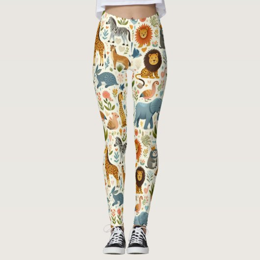 Safari Leggins Leggings (Voorkant)