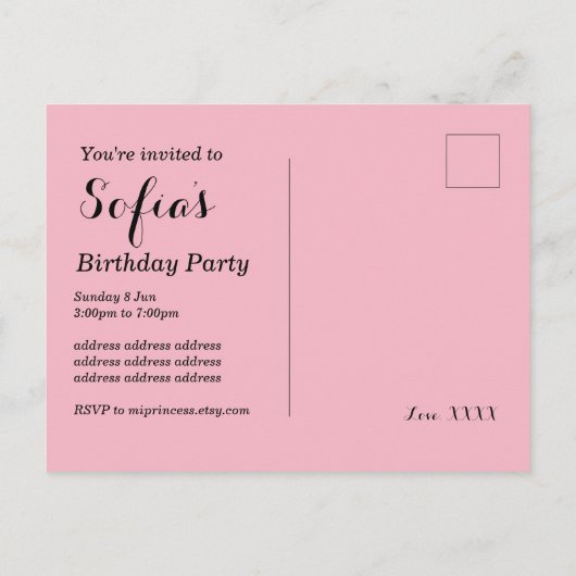 safari lion oerwoud lion , dierenschildering uitnodiging briefkaart (Achterkant)