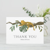 Safari Mariage Jungle Cheetah Merci (Debout devant)