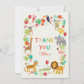 Safari Merci animal, Amusement coloré Jungle Thème (Devant)