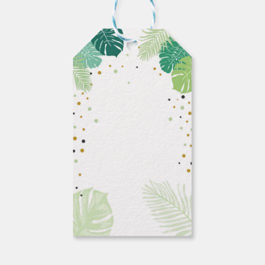 Safari Merci de vous faveur étiquette cadeau Jungl (Dos)