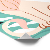 Safari moderne Animaux Wild One Welcome Poster (Coin)