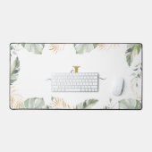 Safari Monogramme Élégant Nom Botanique Script (Clavier et souris)