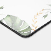 Safari Monogramme élégant Nom de script Botanique (Coin)