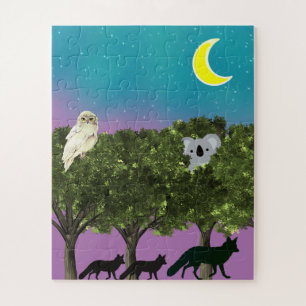 Safari Night Jigsaw Puzzle