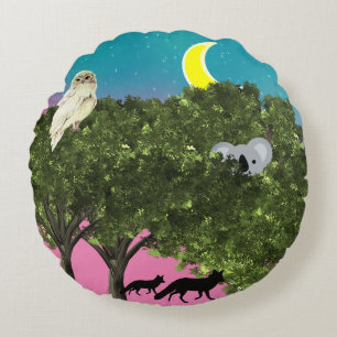 Safari Night Round Pillow Rond Kussen