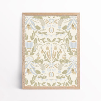 Safari Nursery Gender Neutral Poster Wall Art