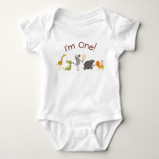 Safari Oerwoud Animal Birthday Outfit Romper