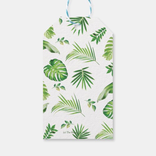 Safari Oerwoud Animals Baby shower Boy Green Fores Cadeaulabel (Achterkant)