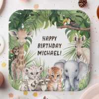 Safari Oerwoud Animals thema kids birthday
