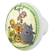 Safari Oerwoud Baby Animals Keramische Knop (Rechts)