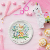 Safari Oerwoud Baby shower 7" Bord (Feest)