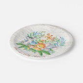 Safari Oerwoud Baby shower 7" Bord (Gekanteld)