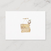 Safari Oerwoud Dieren Boho Luier Raffle Informatiekaartje (Achterkant)