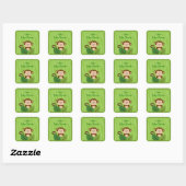 Safari Oerwoud Monkey Stickers Labels (Vel)