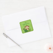 Safari Oerwoud Monkey Stickers Labels (Envelop)