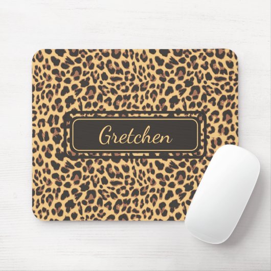 Safari Oerwoud Print Cheetah Mousepad Muismat (Met muis)