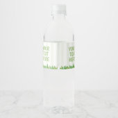 Safari Oerwoud Zoo Dieren Waterflesetiket Waterfles Etiket (Achterkant)