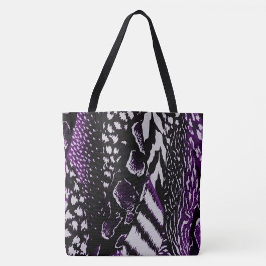 Safari Paars Tote Bag (Voorkant)