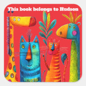 Safari Pals Abstract Sticker (Devant)