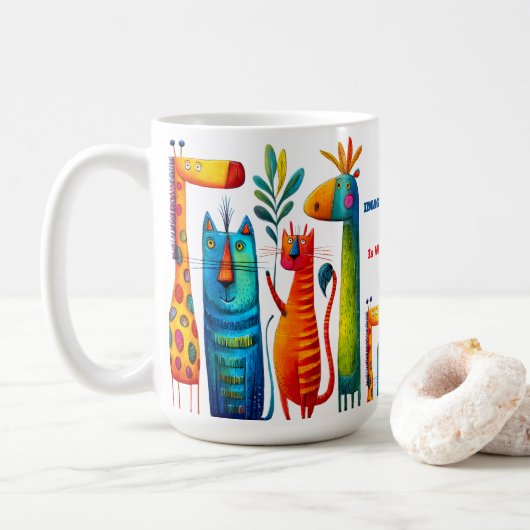 Safari Pals Mug (Avec donut)