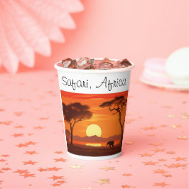  safari papieren bekers