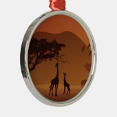 Safari park metalen ornament (Rechts)