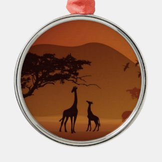 Safari park metalen ornament