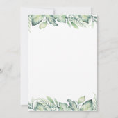 Safari Party Animaux Anniversaire Invitation pour (Dos)