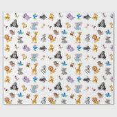 Safari Party Cadeaupapier (Vlak)