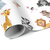 Safari Party Cadeaupapier (Rol Hoek)